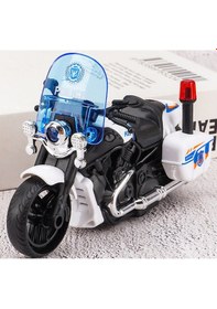 Resim 1 Adet Sürtmeli Oyuncak Güvenlik Motorsikleti 13.5 Cm Çok Renkli 