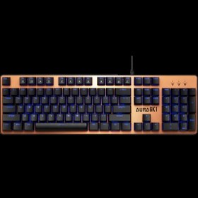 Resim Gamdıas Aura Gk1, Usb Kablolu, İngilizce, Çok Renkli Arka Aydınlatma, Red Mekanik Switch, Brown Edition, Gaming Klavye 