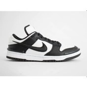 Resim Nıke W Dunk Low Twıst Kadın Spor Ayakkabı Beyaz-siyah Dz2794001 B-82 001 
