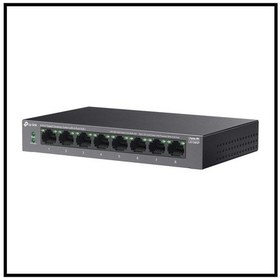 Resim Tp-lınk Ls108gp, Green Tech, 8 Port Gigabit, 8 Port Poe, 62w, Yönetilemez, Metal Kasalı Switch 