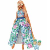 Resim Barbie Extra Fancy Çiçekli Kostümlü Bebek HHN14 