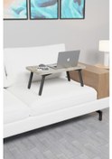 Resim Katlanır Laptop Masası Sehpası Yatak Kahvaltı Masası 60x35 Efes 