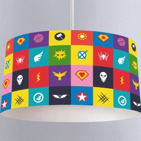 Resim instababyrooms Çocuk Odası Dijital Baskılı Dekoratif Sarkıt Avize Model 051 