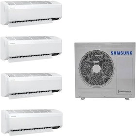 Resim Samsung Wind Free Multi 1+4 Sistem AJ100TXJ5KH/EA 7+12+12+18 Btu 10 kW Dış Ünite 