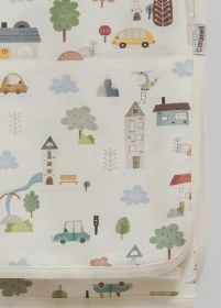 Resim Caramell 3'lü Bebek Seti Pamuk 80-90 CM 1 Müslin Battaniye + 1 Penye Battaniye + Emzik Askısı Hediyelik Mint Crml.mnt.bte2205 Mint 