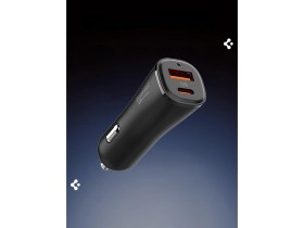Resim Spigen 48W USB-C 2 Port Araç içi Hızlı Şarj Aleti PPS Desteği Akım Korumalı Güç Adaptörü Çakmaklık iPhone & Android & iPad Type-C PD 3.0 30W + QC 3.0 18W - ACP08447 