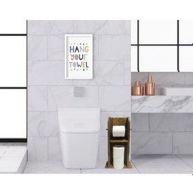 Resim Bk Home Doğal Masif Ahşap Tuvalet Kağıtlığı Ve Dekoratif Ahşap Be (551052280) 