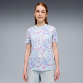 Resim Puma Tweenerverse Çocuk Mavi T-Shirt 