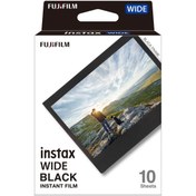 Resim Fujifilm Instax Wide Black Edition 10'lu Özel Film 