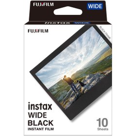 Resim Fujifilm Instax Wide Black Edition 10'lu Özel Film 