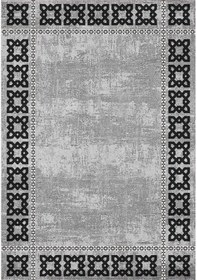 Resim Rovigo Home Dijital Baskı Yıkanabilir Kaymaz Taban Salon Halısı Ve Yolluk Rvg0820-fnl30 Gri 