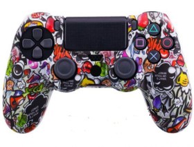 Resim Grafiti Desenli Playstation 4 Ps4 Kol Kılıfı - Dualshock 4 Kılıf 1P4 