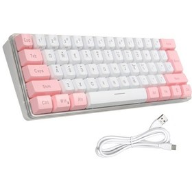 Resim Yunboo 61 Tuşlu Rgb Aydınlatmalı Kablolu Membran Klavye - Kompakt Tasarım Ve Multimedya Kısayolları 