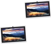 Resim UKCOCO 2 Adet 7 8 çocuklar tableti tablet bilgisayar çift ​​kameralı tablet not defteri hediye q88 beyaz 
