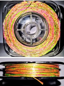 Resim Ea genset Hazır Çapari Kombini Boru Sim Ultraviyole Uv Neon Fıstık Yeşili - Pembe Makarada 