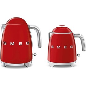 Resim Smeg 50's Style KLF05 800 ML 1400 W Mini Su Isıtıcı Kettle Kırmızı 