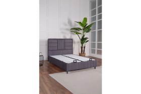 Resim Kilim Mobilya Premium Bamboo Sleepy Başlık Gri (Baza ve Yatak Dahil Değildir) 