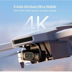Resim Atom 3 Eksenli Gimbal 4k Gps Drone, 249 G'ın Altında, 96 Dakika Uçuş, Maksimum 6 Km İletim, Görsel Takip, 4k/30 Fps Hızlı Çekim, Yetişkinler Ve Yeni Başlayanlar İçin Hafif Abanoz 