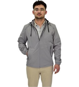 Resim Erkek Mevsimlik Kapüşonlu Softjel Spor Mont 8077 Bgl-st04371 Gri 