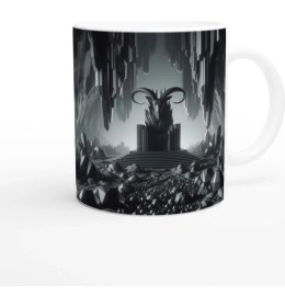 Resim Oğlak Burcu Baskılı Kahve Kupası - Büyülü Kristal Mağarası Temalı Vs3 