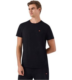 Resim Ellesse 6sm5069-bk Bisiklet Yaka Erkek T-shirt - Siyah 