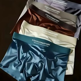 Resim 5'li Paket Erkek Lüks Boxer Külot - Yumuşak, Nefes Alabilir, Nem Emici İç Çamaşırı, Çeşitli Renklerde (Siyah, Beyaz, Bej, Kahverengi, Mavi) - Günlük Kullanım ve Spor için Rahat, Spor Salonu, Boks ve Sevgililer Günü için Mükemmel, Boxer Şort 