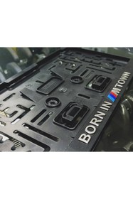Resim Bmg Otomotiv Bmw Born In M Town Ön Ve Arka Kare Plakalık 