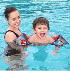 Resim Spiderman Örümcek Adam Figürlü Deniz Havuz Çocuk Yüzücü Kolluk - 3 - 6 Yaş Arası - 23 X 15 Cm Çok Renkli 