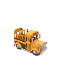 Resim Dekoratif Metal Araba Okul Otobüsü Kalemlik 1510a-8279 Model 