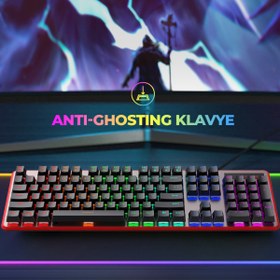 Resim Havit Gamenote KB870L Rgb Backlit Gaming Mekanik Klavye 