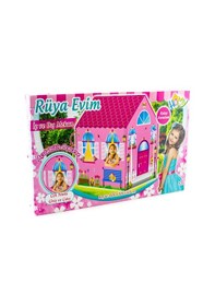 Resim Furkan Toys Barbie Rüya Evim Oyun Çadırı Çift Yönlü Pencereli 100 x 100 x 68 CM 
