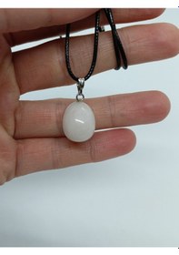 Resim Balık Hediyelik Beyaz Oniks Taşı Doğaltaş Kolye Yeşil 