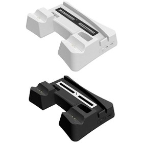 Resim Iplay Hbp-351 Sony Ps5 Dijital Sürüm Ana Bilgisayar Soğutma Taban Braketi Çok Fonksiyonlu Kolu Şarj Standı 