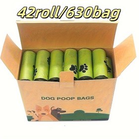 Resim 42 Rulo Paws Köpek Dışı Poşeti Toplu, 630 Adet, Kokulu, Sızdırmaz, Polietilen, Evcil Hayvan Atık Dispanseri (Köpek ve Kedi İçin), Taşınabilir Temizlik Çözümü, Pratik Paketleme, Yırtılma Dirençli Malzeme, Sağlam Yapı, Çevre Koruma Seti, Pozitif Enerji Dolumları, Gezi Severler, Ailevi Mülkiyet 