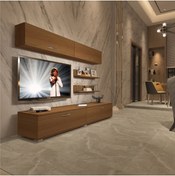 Resim Decoraktiv Eko 5 Slm Std Tv Ünitesi Tv Sehpası - Naturel Ceviz 