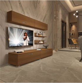 Resim Decoraktiv Eko 5 Slm Std Tv Ünitesi Tv Sehpası - Naturel Ceviz 