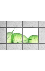 Resim Gök Panel 60X60 LED Panel Aydınlatma Armatür Avize Sıva Altı Desenli 1x2 Ikili Grup 46510151SA 