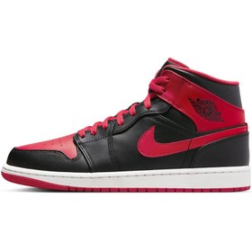 Resim Air Jordan 1 Mid Erkek Basketbol Ayakkabısı 