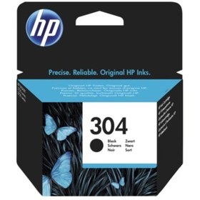 Resim HP N9K06AE 304 Siyah Murekkep Kartuşu 120 Sayfa 