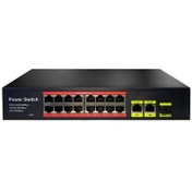 Resim Genel Markalar Poe-g1621sfp-300w 16 Port Gıgabıt 2xgb Rj45 1xsfp Uplınk Poe Rackmount Swıtch (realtek Chıps 