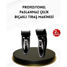 Resim Aesco Uzun Pil Ömürlü Şarjlı Tıraş Makinesi - Hızlı Şarj, Ergonomik Tasarım, Çok Yönlü Kullanım 