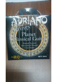 Resim Adriano Set-644 Profesyonel Klasik Gitar Teli Seti 