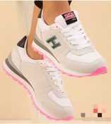 Resim Hammer Jack 19250 Kadın Beyaz Pembe Hakiki Deri Sneaker Kalın Taban Yürüyüş Günlük Spor Ayakkabı 