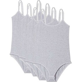 Resim Beyaz Renk 12'lü Paket Seher Ip Askılı Kadın Çıtçıtlı Body 001 