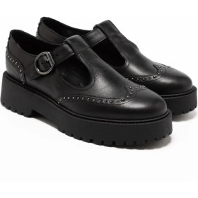 Resim Kadın Oxford ( Klasik) I514000D 100 Nerogiardini Guanto Nero Tr Taverna 7724 Lıgh Nero 