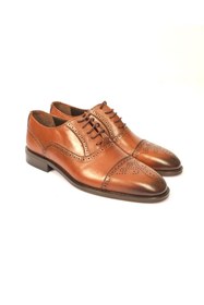 Resim Pierre Cardin Erkek Klasik Deri Oxford Ayakkabı - Minimalist Tasarım 