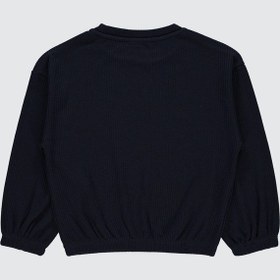 Resim Civil Girls Kız Çocuk Sweatshirt 6-9 Yaş Lacivert 