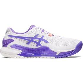 Resim Asics Gel-resolution 9 Kadın Beyaz Tenis Ayakkabısı 1042a208-101 