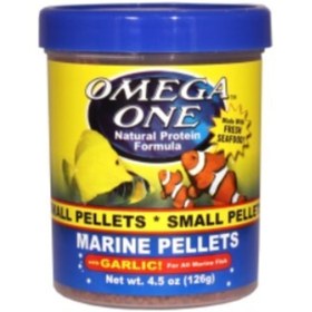 Resim OMEGA ONE Garlic Marine Small Pellets 100gr Açık 