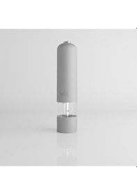 Resim House Pratik Hp67 Pilli Işıklı Otomatik Tuz Ve Baharat Öğütücü Gri 